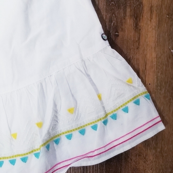 CATIMINI Embroidered Detailed Tunic Top with Ruffle size 10 - Picture 5 of 11